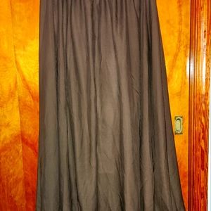 Afibi Plus Size 3XL Dark Brown Maxi Skirt